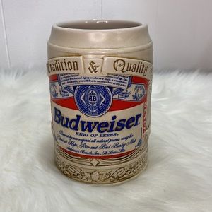 Vintage Budweiser Label Ceramic Stein Tribute 100 Years History of Quality